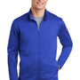 Nike Mens Therma-Fit Moisture Wicking Fleece Full Zip Sweatshirt - Game Royal Blue