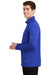 Nike NKAH6418 Mens Therma-Fit Moisture Wicking Fleece Full Zip Sweatshirt Game Royal Blue Model Side