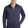 Nike Mens Therma-Fit Moisture Wicking Fleece Full Zip Sweatshirt - Midnight Navy Blue