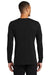 Nike NKBQ5230 Mens Dri-Fit Moisture Wicking Long Sleeve Crewneck T-Shirt Black Model Back