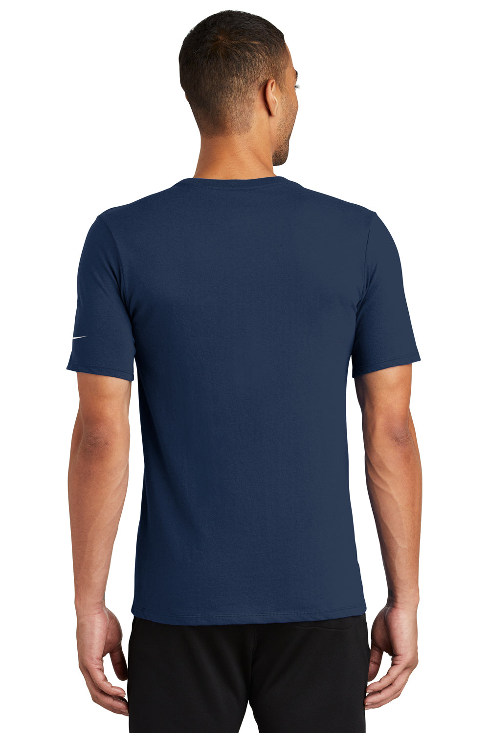 Nike NKBQ5231 Mens College Navy Blue Dri-Fit Moisture Wicking Short Sleeve Crewneck T-Shirt BigTopShirtShop.com Nike NKBQ5231 Mens College Navy Blue Dri-Fit Moisture Wicking Short Sleeve Crewneck T-Shirt BigTopShirtShop.com