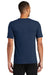 Nike NKBQ5231 Mens Dri-Fit Moisture Wicking Short Sleeve Crewneck T-Shirt College Navy Blue Model Back