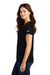 Nike NKBQ5234 Womens Dri-Fit Moisture Wicking Short Sleeve Scoop Neck T-Shirt Black Model Side