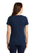 Nike NKBQ5234 Womens Dri-Fit Moisture Wicking Short Sleeve Scoop Neck T-Shirt College Navy Blue Model Back
