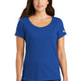 Nike Womens Dri-Fit Moisture Wicking Short Sleeve Scoop Neck T-Shirt - Rush Blue