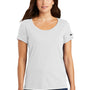 Nike Womens Dri-Fit Moisture Wicking Short Sleeve Scoop Neck T-Shirt - White