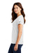 Nike NKBQ5234 Womens Dri-Fit Moisture Wicking Short Sleeve Scoop Neck T-Shirt White Model Side