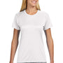 A4 Womens Performance Moisture Wicking Short Sleeve Crewneck T-Shirt - White