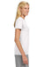 A4 NW3201 Womens Performance Moisture Wicking Short Sleeve Crewneck T-Shirt White Model Side