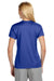 A4 NW3201 Womens Performance Moisture Wicking Short Sleeve Crewneck T-Shirt Royal Blue Model Back