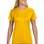 A4 Womens Performance Moisture Wicking Short Sleeve Crewneck T-Shirt - Gold