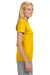 A4 NW3201 Womens Performance Moisture Wicking Short Sleeve Crewneck T-Shirt Gold Model Side