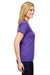 A4 NW3201 Womens Performance Moisture Wicking Short Sleeve Crewneck T-Shirt Purple Model Side