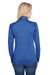 A4 NW4010 Womens Tonal Space Dye Performance Moisture Wicking 1/4 Zip Sweatshirt Royal Blue Model Back