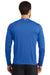 Ogio OE321 Mens Endurance Pulse Jersey Moisture Wicking Long Sleeve Crewneck T-Shirt Electric Blue Model Back