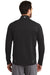 Ogio OE550 Mens Endurance Radius Moisture Wicking 1/4 Zip Sweatshirt Blacktop Model Back
