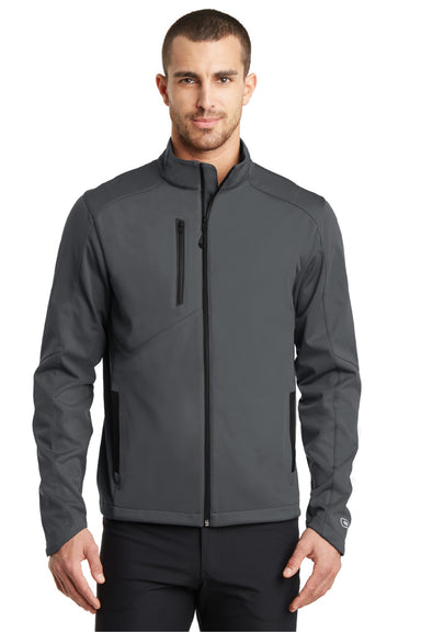 Ogio OE720 Mens Endurance Crux Wind & Water Resistant Full Zip Jacket Gear Grey Model Front