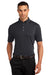 Ogio OG122 Mens Gauge Moisture Wicking Short Sleeve Polo Shirt Blacktop Model Front