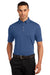 Ogio OG122 Mens Gauge Moisture Wicking Short Sleeve Polo Shirt Indigo Blue Model Front