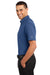 Ogio OG122 Mens Gauge Moisture Wicking Short Sleeve Polo Shirt Indigo Blue Model Side
