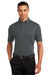 Ogio OG122 Mens Gauge Moisture Wicking Short Sleeve Polo Shirt Diesel Grey Model Front