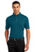 Ogio OG122 Mens Gauge Moisture Wicking Short Sleeve Polo Shirt Throttle Teal Blue Model Front