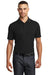 Ogio OG125 Mens Framework Moisture Wicking Short Sleeve Polo Shirt Blacktop Model Front