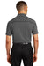 Ogio OG135 Mens Tread Moisture Wicking Short Sleeve Polo Shirt Heather Blacktop Model Back