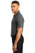 Ogio OG135 Mens Tread Moisture Wicking Short Sleeve Polo Shirt Heather Blacktop Model Side