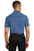 Ogio OG135 Mens Tread Moisture Wicking Short Sleeve Polo Shirt Heather Blue Model Back