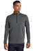 Ogio OG139 Mens Limit Moisture Wicking 1/4 Zip Sweatshirt Diesel Grey Model Front