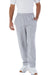 Champion P800 Mens Open Bottom Fleece Sweatpants w/ Pockets Light Steel Grey Model Front