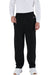 Champion P800 Mens Open Bottom Fleece Sweatpants w/ Pockets Black Model Front