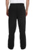Champion P800 Mens Open Bottom Fleece Sweatpants w/ Pockets Black Model Back