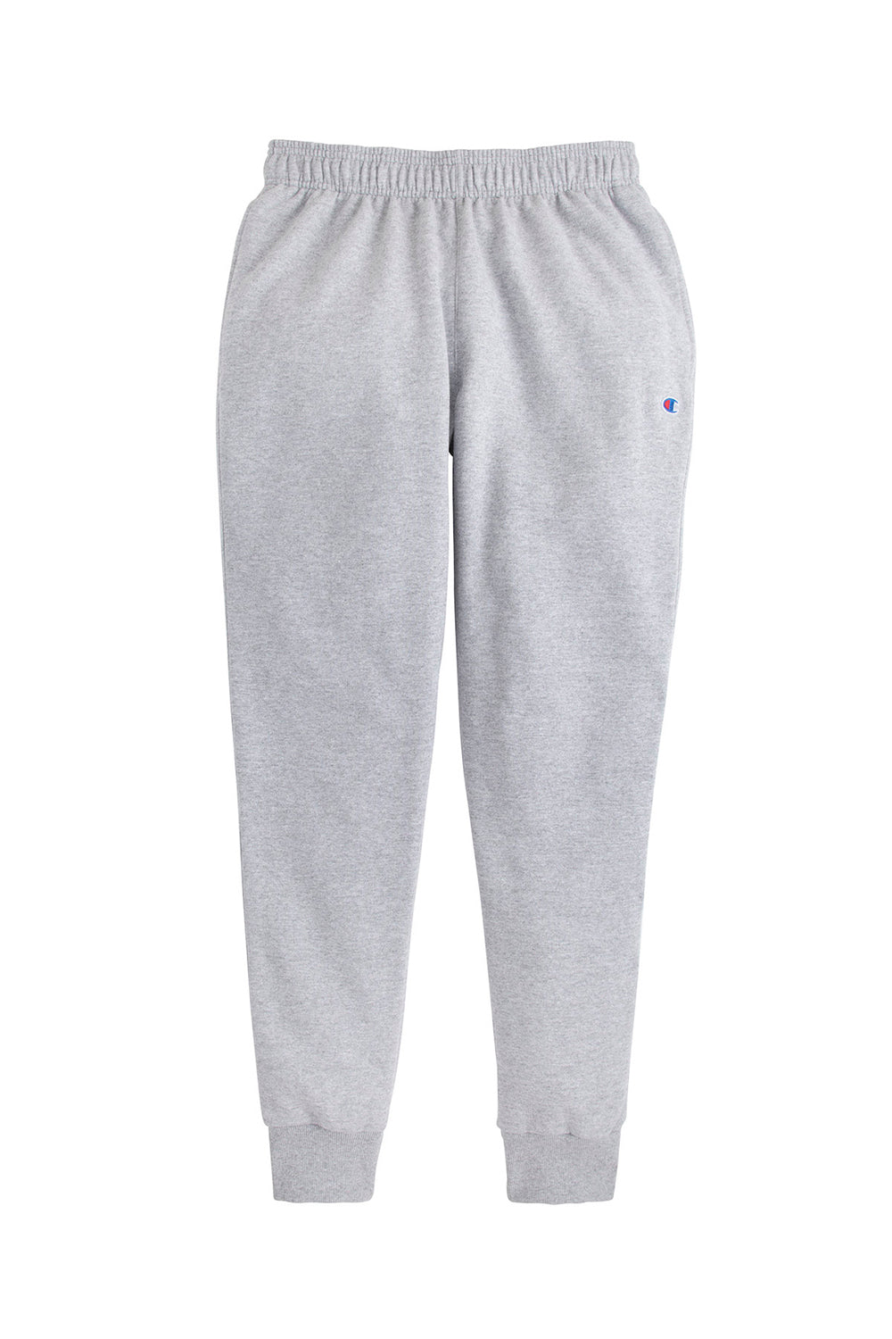 Champion P930 Mens Power blend Fleece Jogger Sweatpants w/ Pockets Light Steel Grey Flat Front
