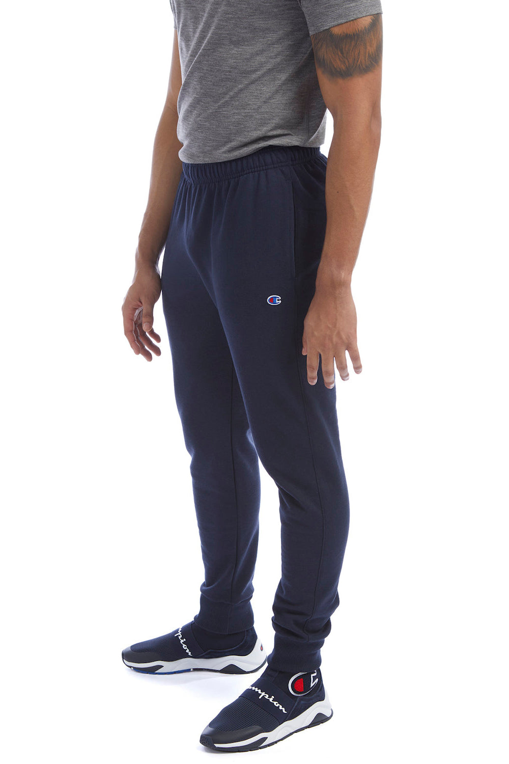 Navy Blue Men's Champion Sweats Champion Mens 1XL Navy Blue