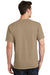 Port & Company PC54/PC54T Mens Core Short Sleeve Crewneck T-Shirt Sand Brown Model Back