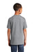 Port & Company PC54Y Youth Core Short Sleeve Crewneck T-Shirt Heather Grey Model Back