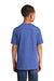 Port & Company PC54Y Youth Core Short Sleeve Crewneck T-Shirt Heather Royal Blue Model Back