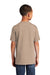 Port & Company PC54Y Youth Core Short Sleeve Crewneck T-Shirt Sand Brown Model Back