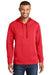 Port & Company PC590H Mens Dry Zone Performance Moisture Wicking Fleece Hooded Sweatshirt Hoodie w/ Pouch Pocket Red Model Front