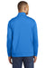 Port & Company PC590Q Mens Dry Zone Performance Moisture Wicking Fleece 1/4 Zip Sweatshirt Royal Blue Model Back