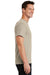 Port & Company PC61/PC61T Mens Essential Short Sleeve Crewneck T-Shirt Light Sand Brown Model Side