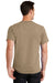 Port & Company PC61/PC61T Mens Essential Short Sleeve Crewneck T-Shirt Sand Brown Model Back