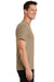 Port & Company PC61/PC61T Mens Essential Short Sleeve Crewneck T-Shirt Sand Brown Model Side