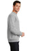 Port & Company PC78 Mens Core Pill Resistant Fleece Crewneck Sweatshirt Ash Grey Model Side