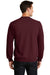 Port & Company PC78 Mens Core Pill Resistant Fleece Crewneck Sweatshirt Maroon Model Back