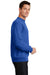 Port & Company PC78 Mens Core Pill Resistant Fleece Crewneck Sweatshirt Royal Blue Model Side