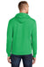 Port & Company PC78H/PC78HT Mens Core Pill Resistant Fleece Hooded Sweatshirt Hoodie w/ Pouch Pocket Clover Green Model Back