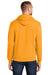 Port & Company PC78H/PC78HT Mens Core Pill Resistant Fleece Hooded Sweatshirt Hoodie w/ Pouch Pocket Gold Model Back
